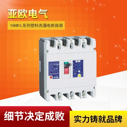 YAKM1L series plastic case leakage circuit breaker