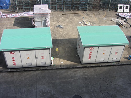 High voltage low voltage prefabricated substation